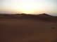 Voyage luxe Maroc : Coucher du soleil sur les dunes de Merzouga