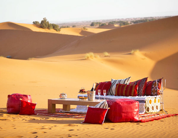 Bivouac de luxe au désert Merzouga
