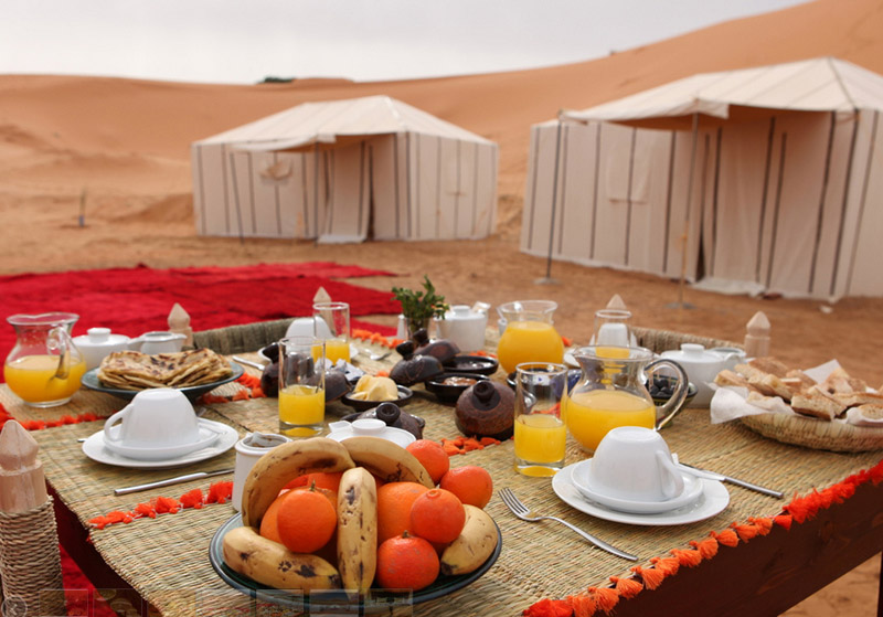 Voyage luxe Maroc : Petits déjeuners copieux