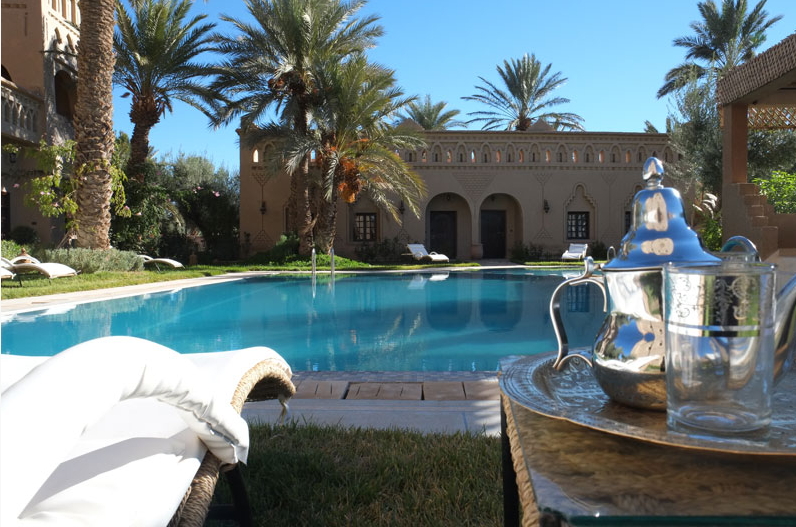Maison d'hôtes luxe Skoura : Superbe piscine