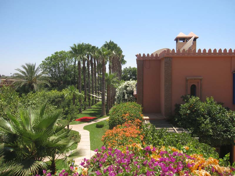 Hébergement luxe Marrakech : Nature et fleurs 
