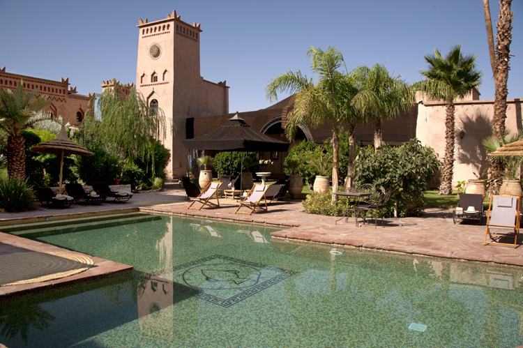 Hébergement luxe sud Maroc avec piscine