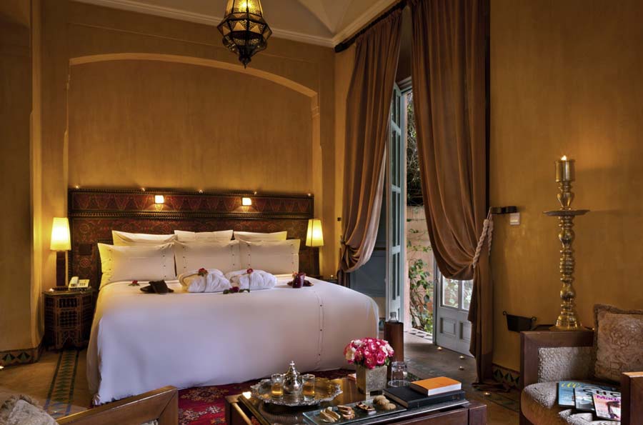 Hotel luxe Marrakech : Chambre Deluxe jardin 