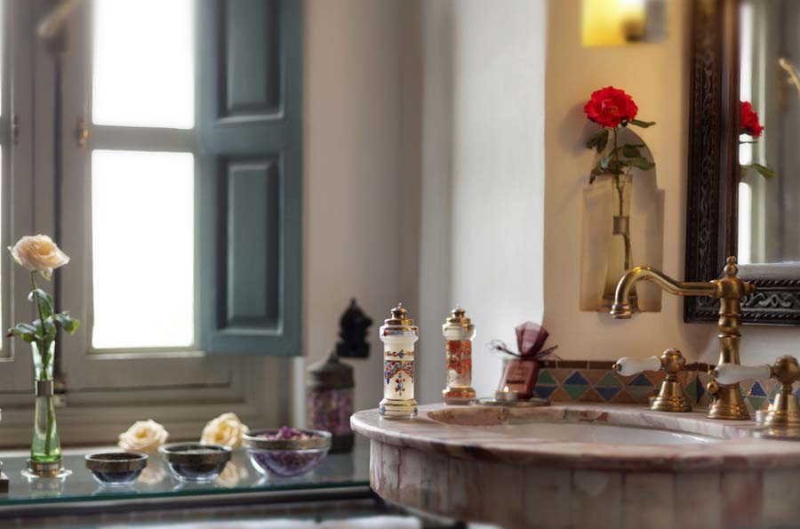 Chambre Deluxe jardin : Hotel luxe Marrakech 