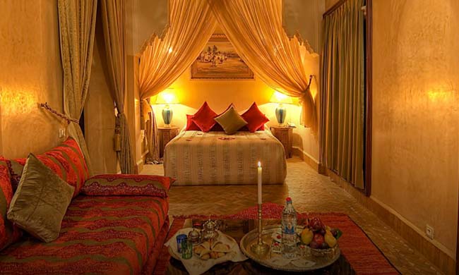 Riads de luxe Marrakech : Chambre Deluxe