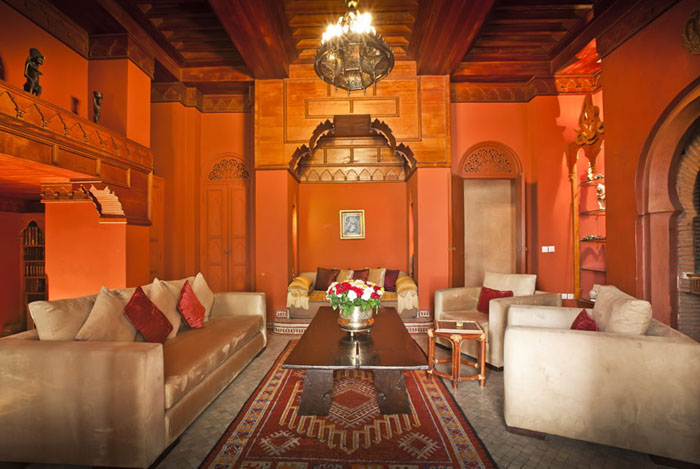 Riad de charme Marrakech : Superbe salon !