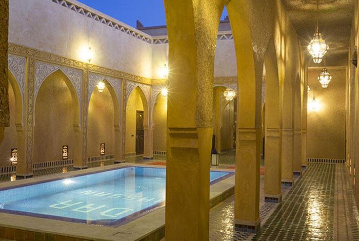 Hébergement luxe désert maroc 