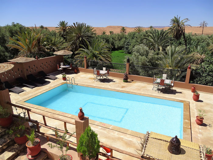 Riad avec piscine Gorges de todra  