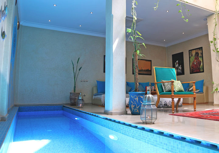 Riad de luxe Marrakech avec piscine chauffée 
Voyage de rêve Maroc Marrakech 