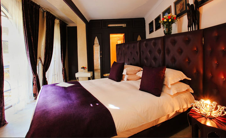 Riad de luxe Marrakech 
chambre Deluxe 