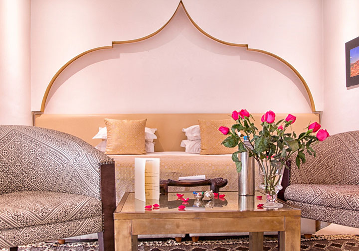 Riad de luxe Marrakech 
Chambre deluxe 