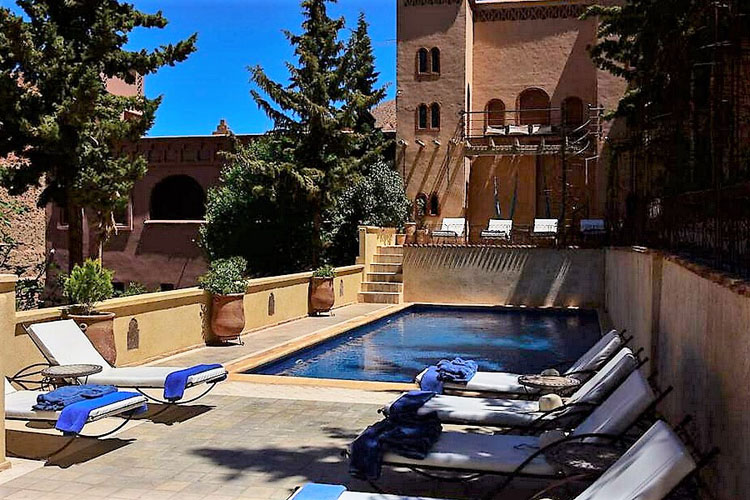 hotel de charme gorges de Dades avec 
piscine 