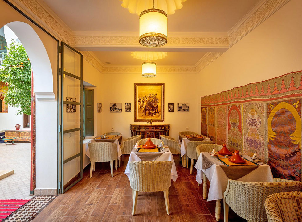 Riad de luxe Marrakech - Restaurant 
