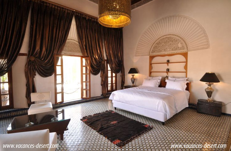 Riad luxe medina fes Maroc : Suite Menzah 