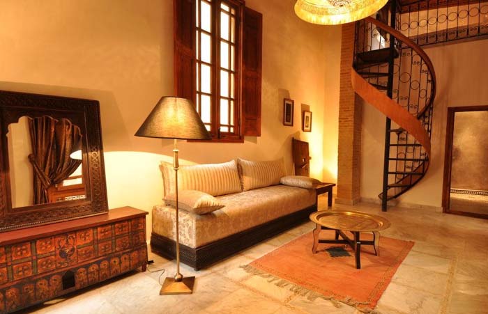 Riad de luxe Fes : Suite Royale salon 