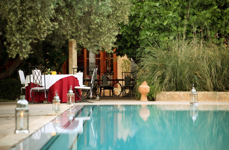 Riad de charme à Marrakech avec piscine : Piscine country club 