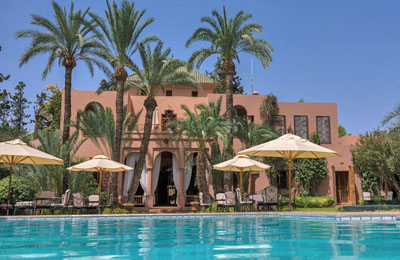 Maison  d hôtes luxe à la palmeraie de Marrakech 